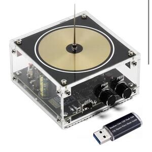 Bluetooth Music Tesla Coil Arc Plasma Loudspeaker Wireless Desktop Toy Model SS0